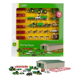 John Deer - 70 Piece Mini Vehicle Value Set-Western Culture Leather