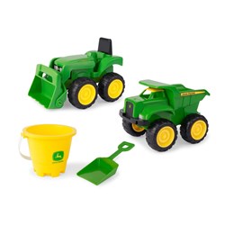John Deer - 15CM Sand Pit Value Set With Bucket & Shovel-Western Culture Leather