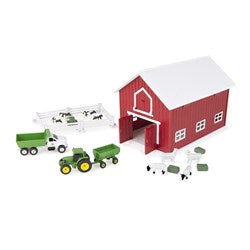 John Deer - Red Barn Play Set-Western Culture Leather
