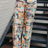 Ladies Western Collage Wide Pant