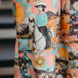 Ladies Western Collage Wide Pant