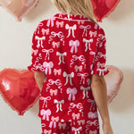 Red Bow PJ Set-Western Culture Leather