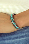 Winona - Turquoise Cuff-Western Culture Leather