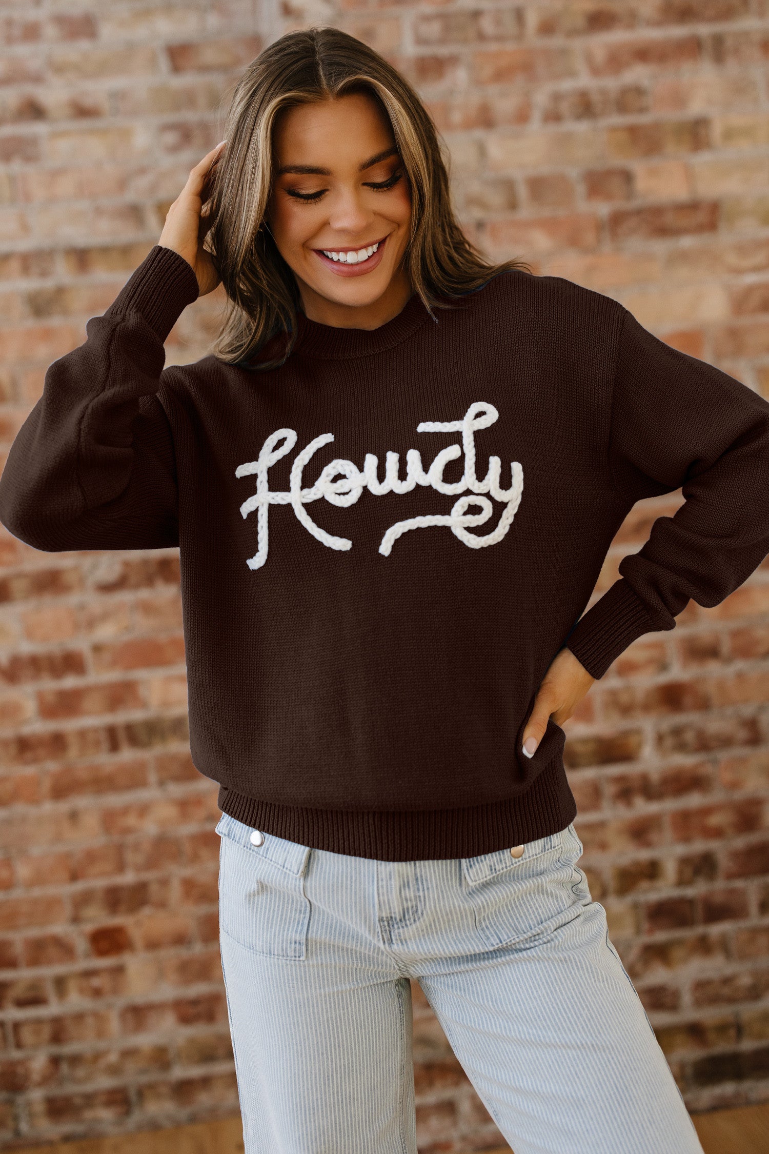 Howdy - Embroider Jumper-Western Culture Leather