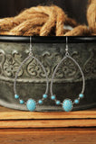 Western Water Drop Earring-Western Culture Leather