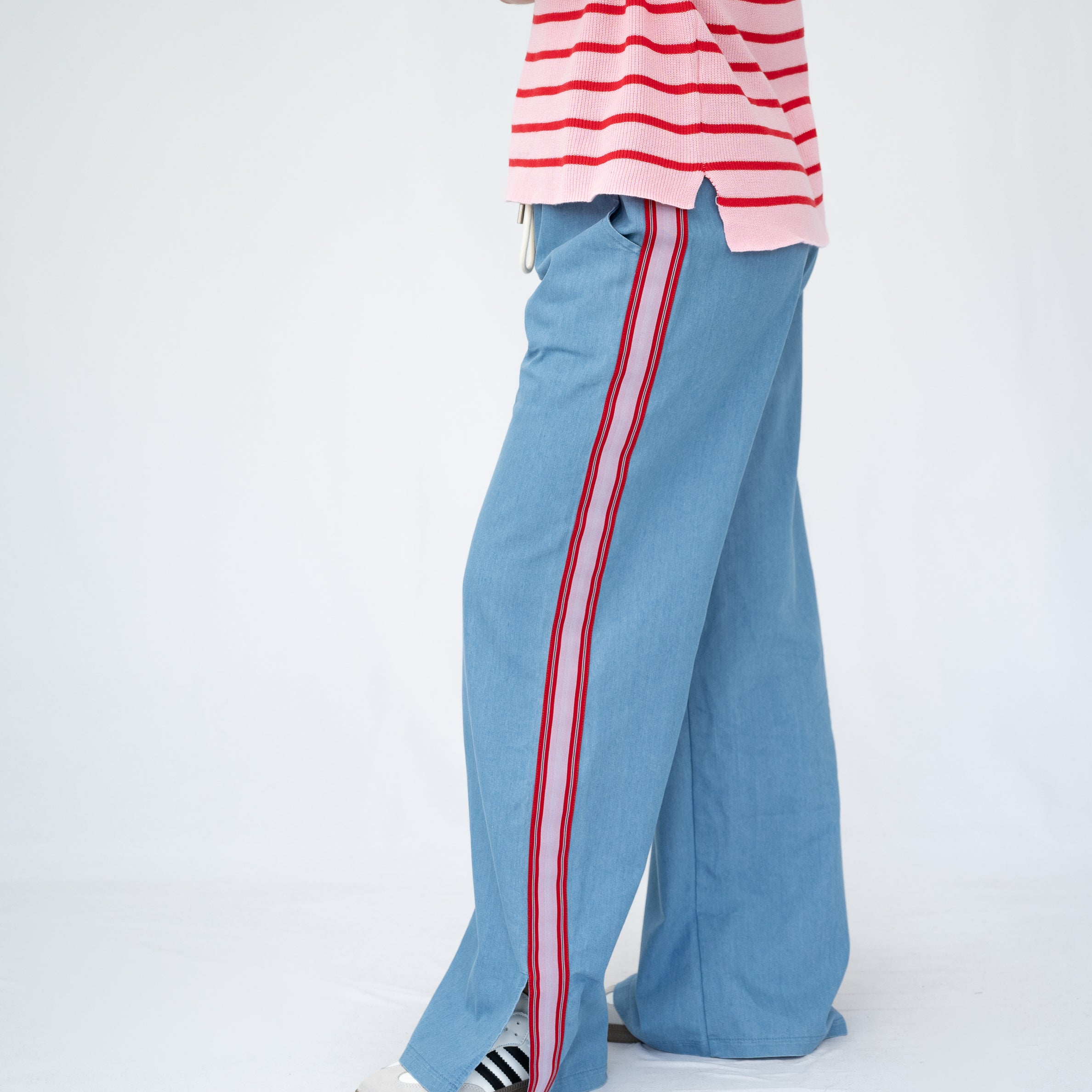 Cherry Denim Pants-Western Culture Leather