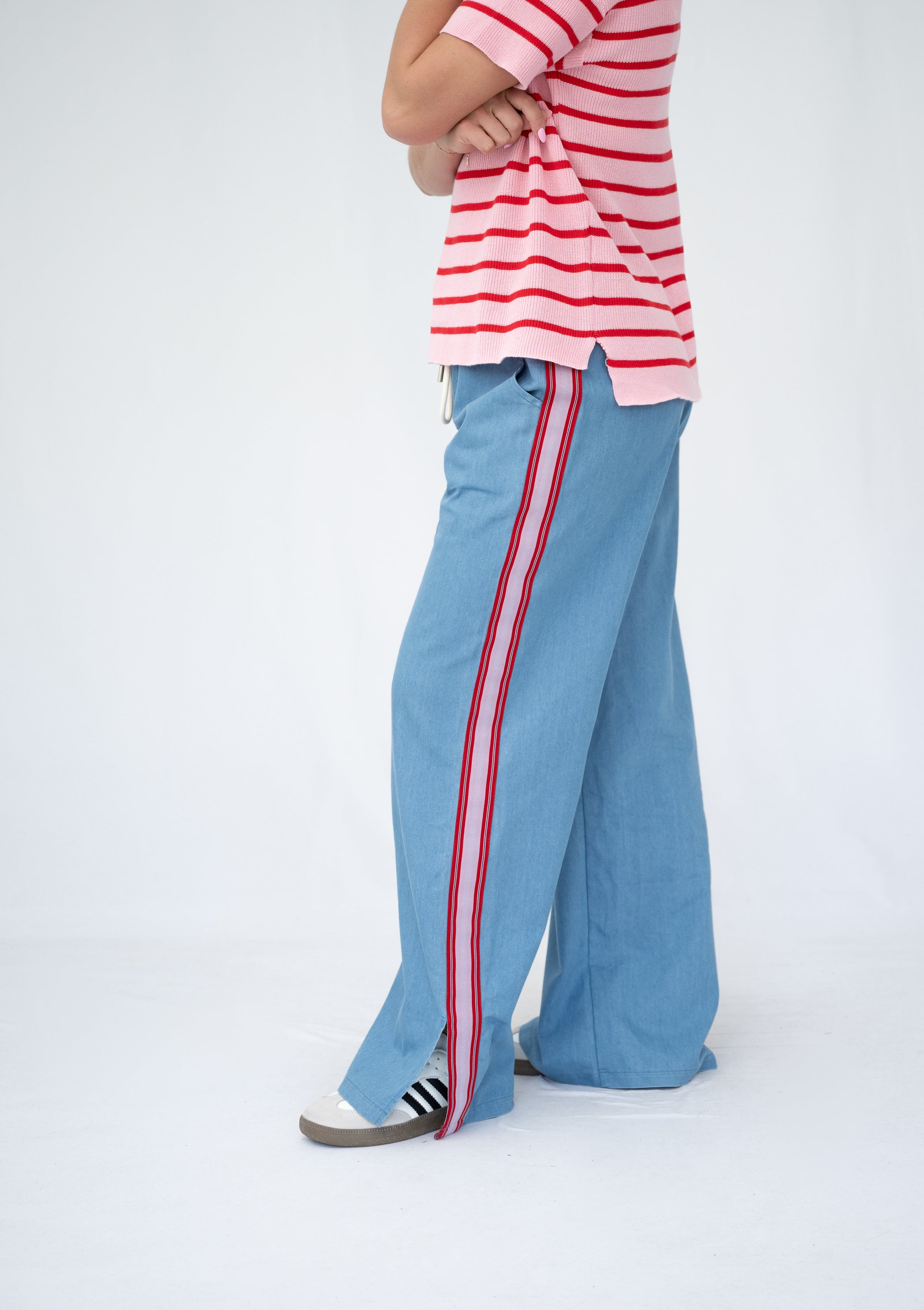 Cherry Denim Pants-Western Culture Leather