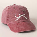 Rose Pink Ribbon Cap-Western Culture Leather