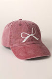 Rose Pink Ribbon Cap-Western Culture Leather