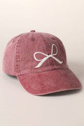 Rose Pink Ribbon Cap-Western Culture Leather