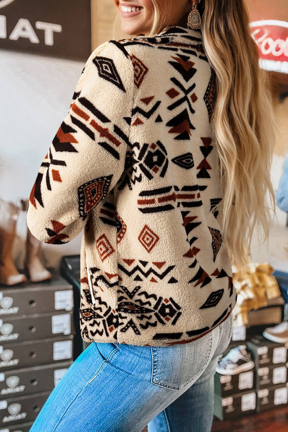 Dyani Aztec Pull Over-Western Culture Leather