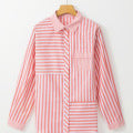 Dana - Pink Stripe Shirt-Western Culture Leather