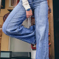 Beau Blue Tailored Jean Pant-Western Culture Leather