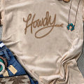 HOWDY tee-Western Culture Leather