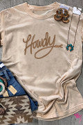 HOWDY tee-Western Culture Leather