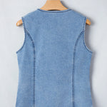 Addy Denim Vest-Western Culture Leather