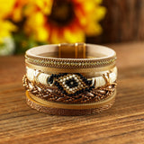 Bronze Layer Bracelt-Western Culture Leather