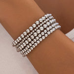 Silver Bracelets Set-Western Culture Leather