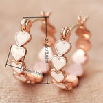 Heart Loop Earrings-Western Culture Leather