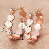 Heart Loop Earrings-Western Culture Leather