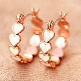 Heart Loop Earrings-Western Culture Leather