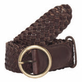 Woven Leather Belt-Western Culture Leather