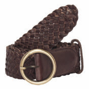 Woven Leather Belt-Western Culture Leather