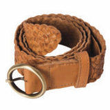 Woven Leather Belt-Western Culture Leather
