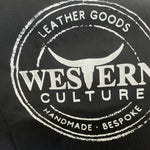 Mens Merch t Shirt-Western Culture Leather