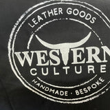 Mens Merch t Shirt-Western Culture Leather