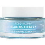 Blue Butterfly Enzyme Sleep Mask-Western Culture Leather