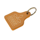 Boot Stitch Cattle Keyring