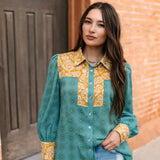 Shayna Western Blouse