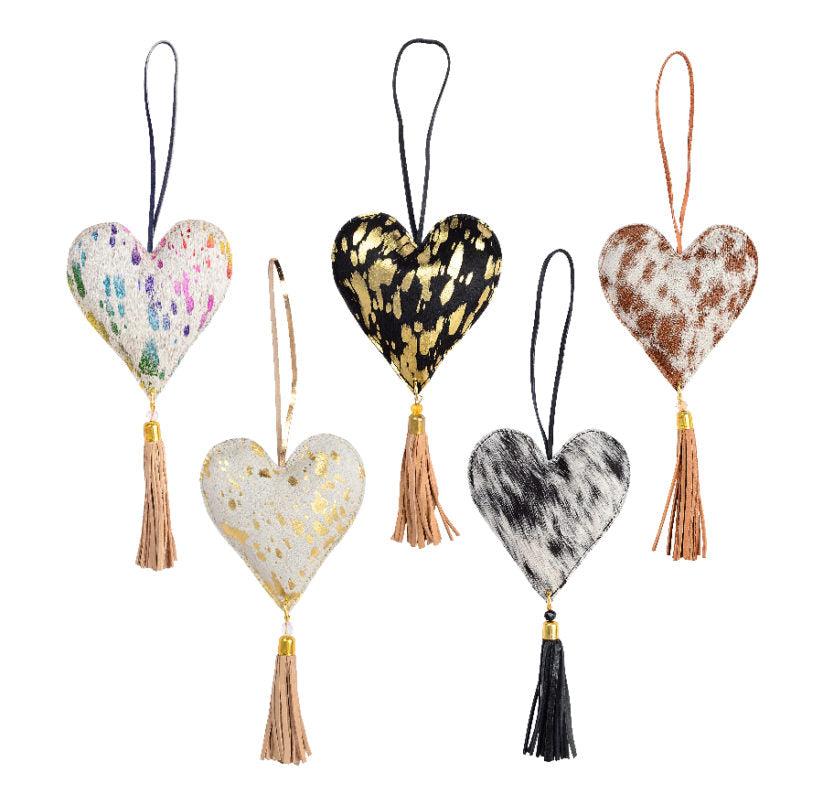 Heart Hanging Ornament-Western Culture Leather