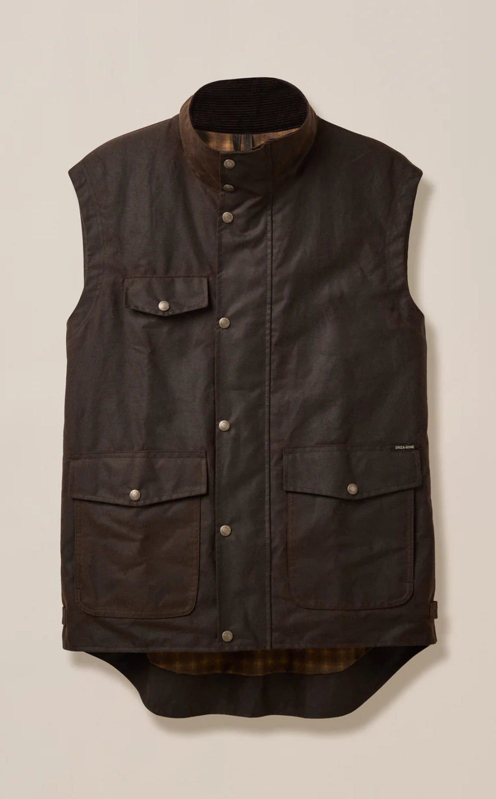 Oil Skin BANJO Vest-Western Culture Leather