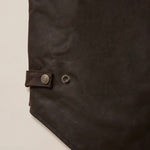 Oil Skin BANJO Vest-Western Culture Leather
