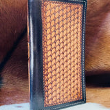 Leather Carved Roper Style Wallet