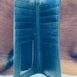 Leather Carved Roper Style Wallet