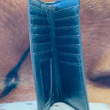 Leather Carved Roper Style Wallet