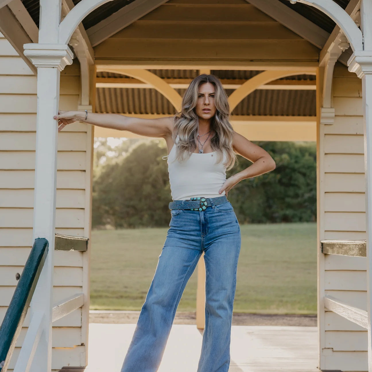 CC WESTERN - Boyfriend Boomer Jean-Western Culture Leather