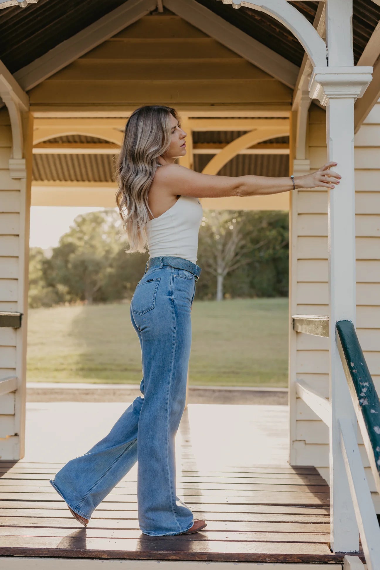 CC WESTERN - Boyfriend Boomer Jean-Western Culture Leather