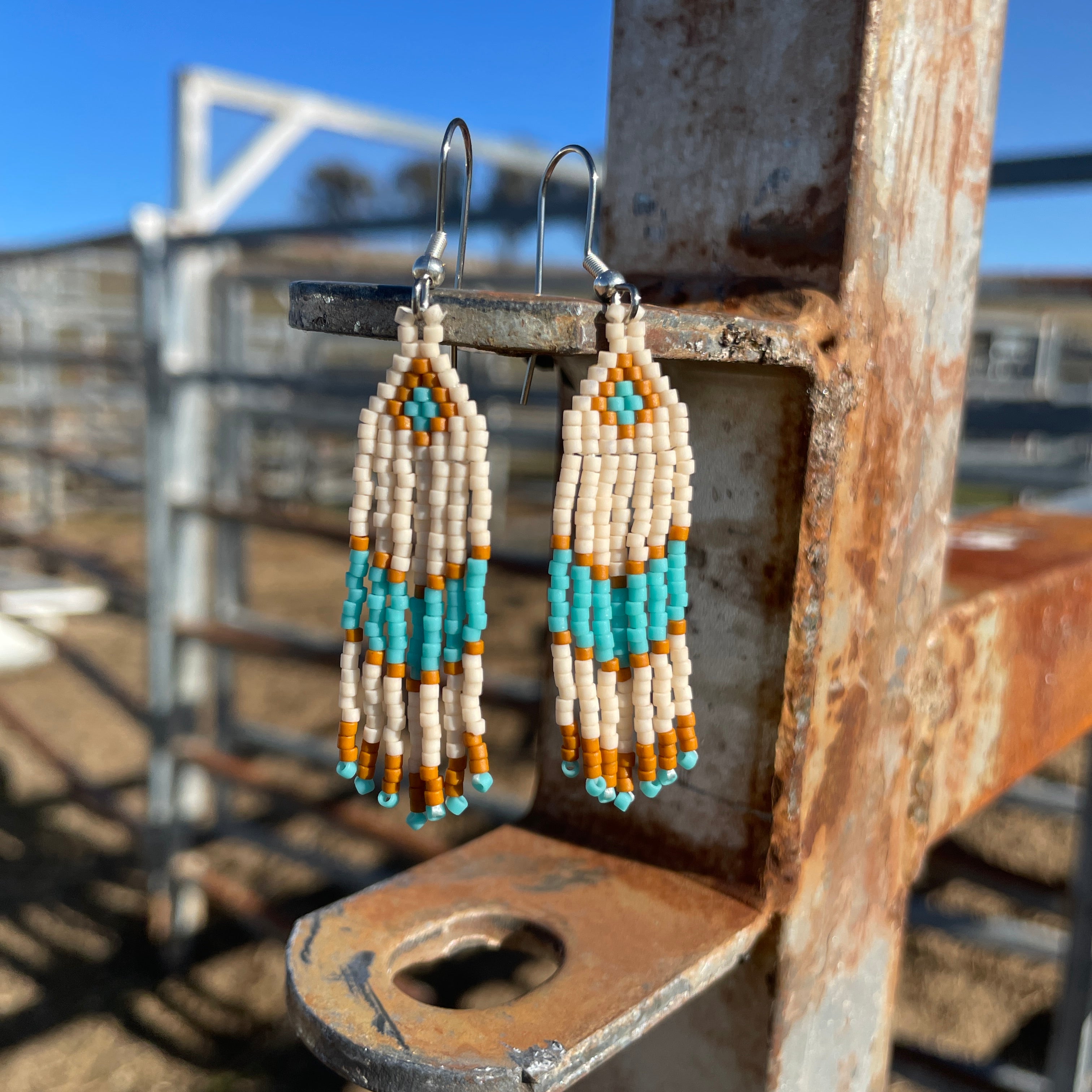 Fringe Dangle Earring-Western Culture Leather