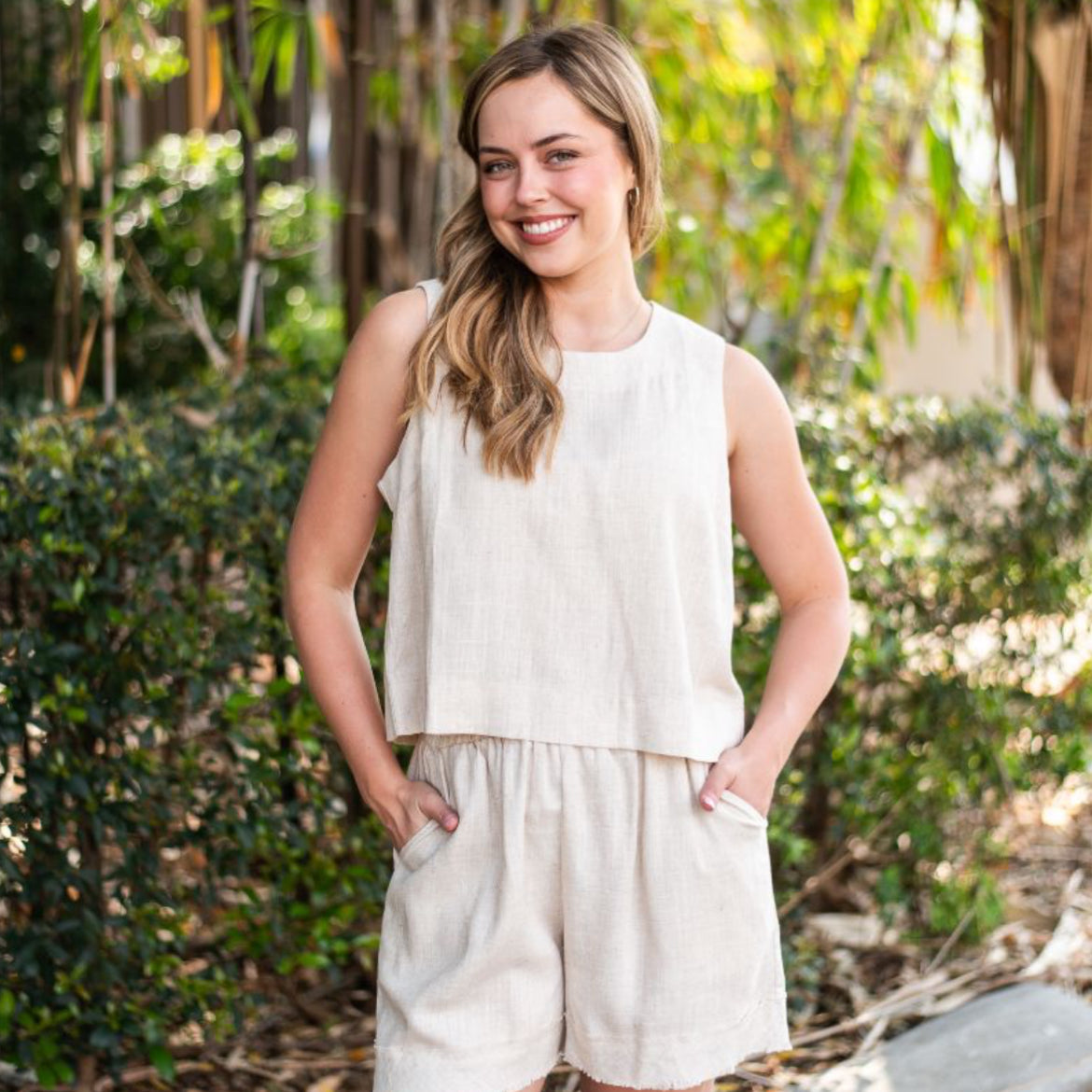 Linden Linen Top-Western Culture Leather