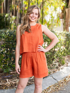 Linden Linen Shorts-Western Culture Leather