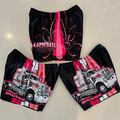 Kids Campbell Footy Shorts-Western Culture Leather