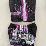 D.A Campbell Kids Footy Shorts-Western Culture Leather