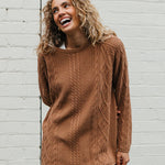 Rory - Unisex Cable Knit Sweater-Western Culture Leather