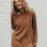 Rory - Unisex Cable Knit Sweater-Western Culture Leather