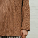 Rory - Unisex Cable Knit Sweater-Western Culture Leather