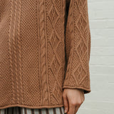 Rory - Unisex Cable Knit Sweater-Western Culture Leather
